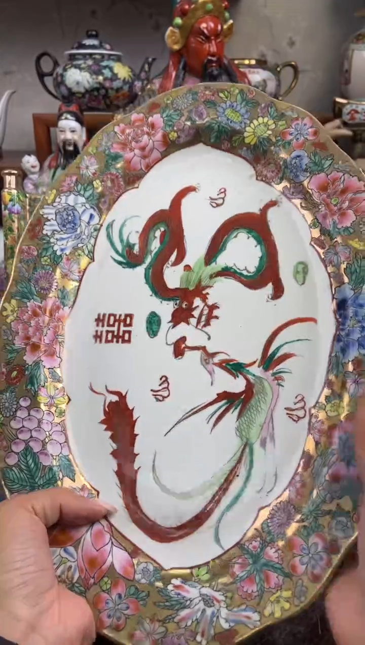 瓷片微瑕慎拍景德镇窑老厂瓷器单件