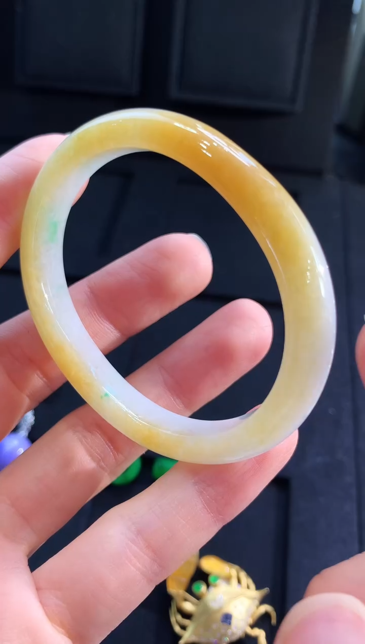 【闪购商品】翡翠手镯未镶嵌手镯51（贵妃）