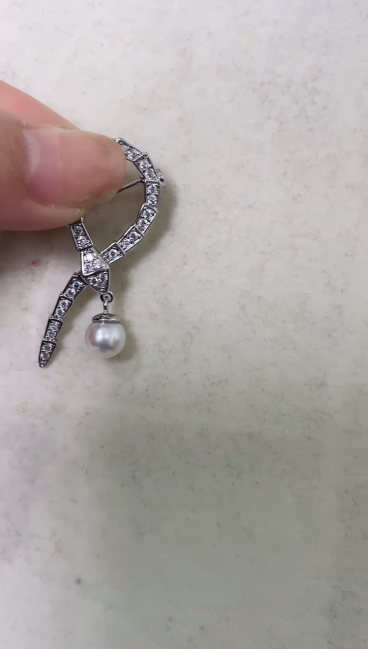 【闪购商品】海水珍珠LL未镶嵌珍珠胸针@@c1263