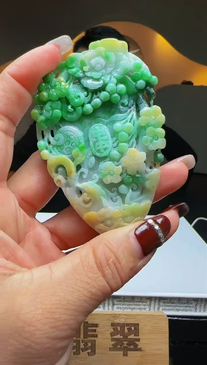 【闪购商品】定制翡翠未镶嵌Q03254翡翠毛货