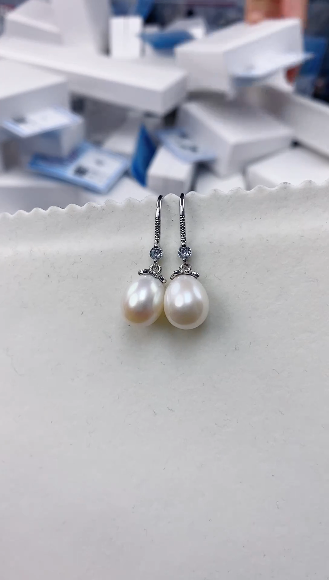 未镶嵌耳饰淡水珍珠ED1048