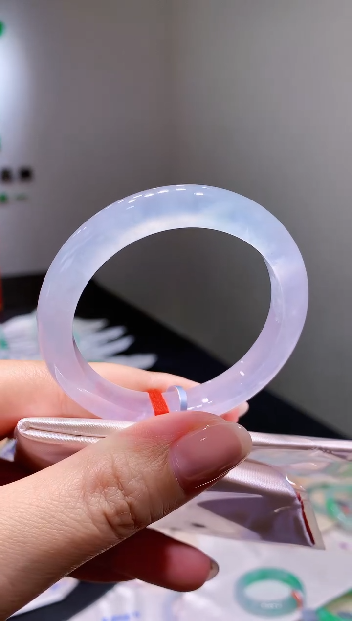 未镶嵌手镯翡翠-k2  天然缅甸A货翡翠50.2正圈总价10.5万定金2万