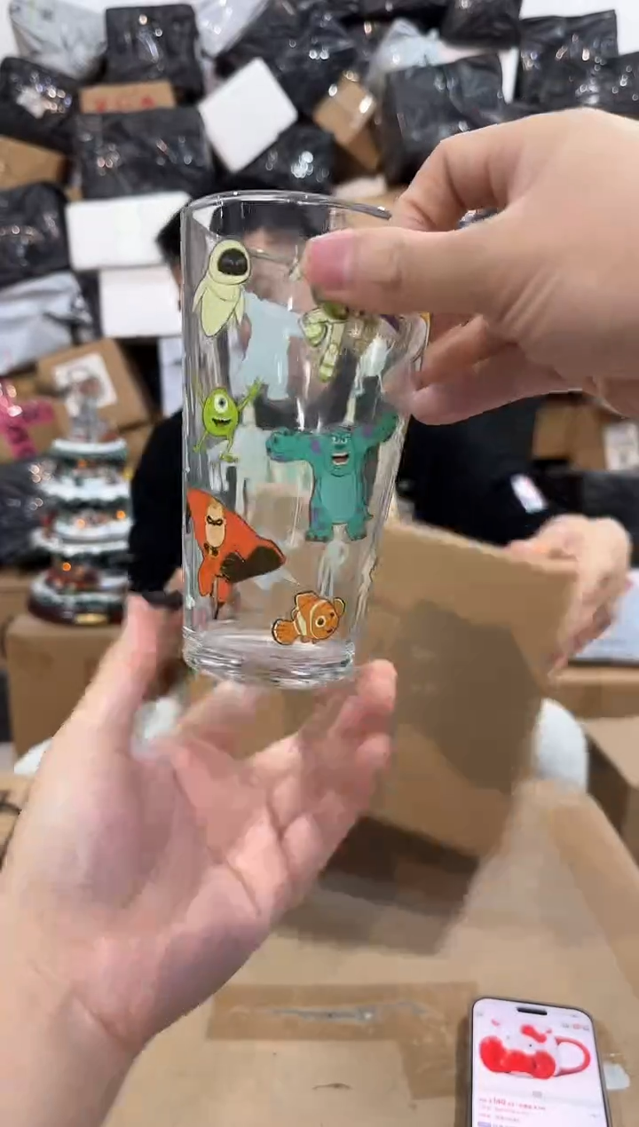 瓷片皮克斯合集玻璃杯