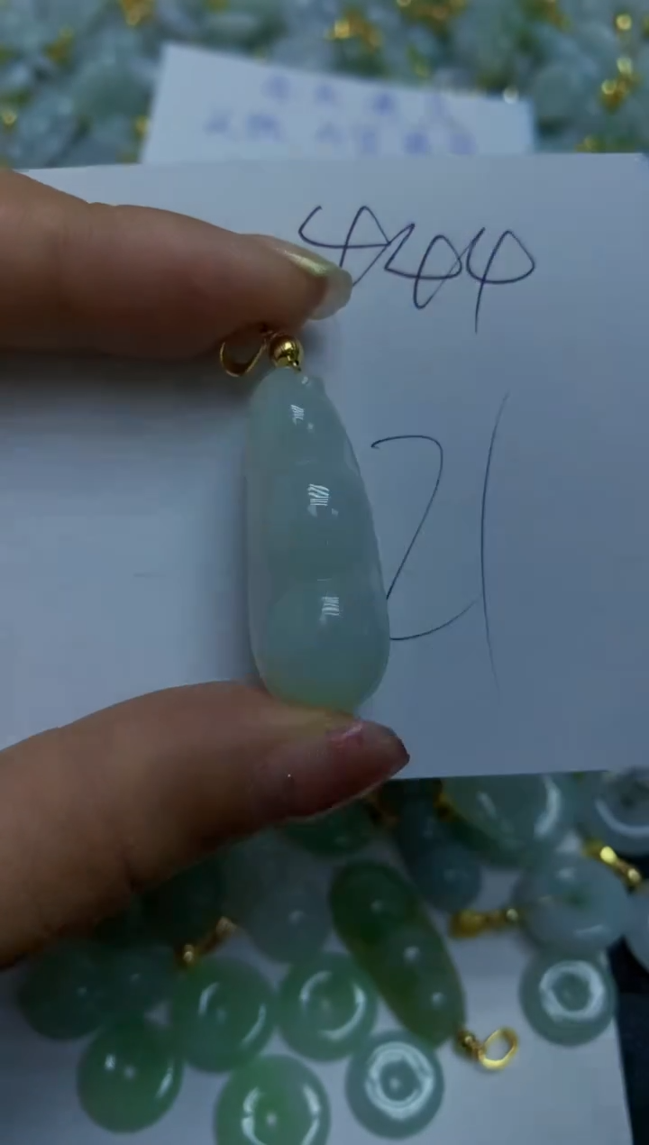 【闪购商品】翡翠颈饰合金天然翡翠A货