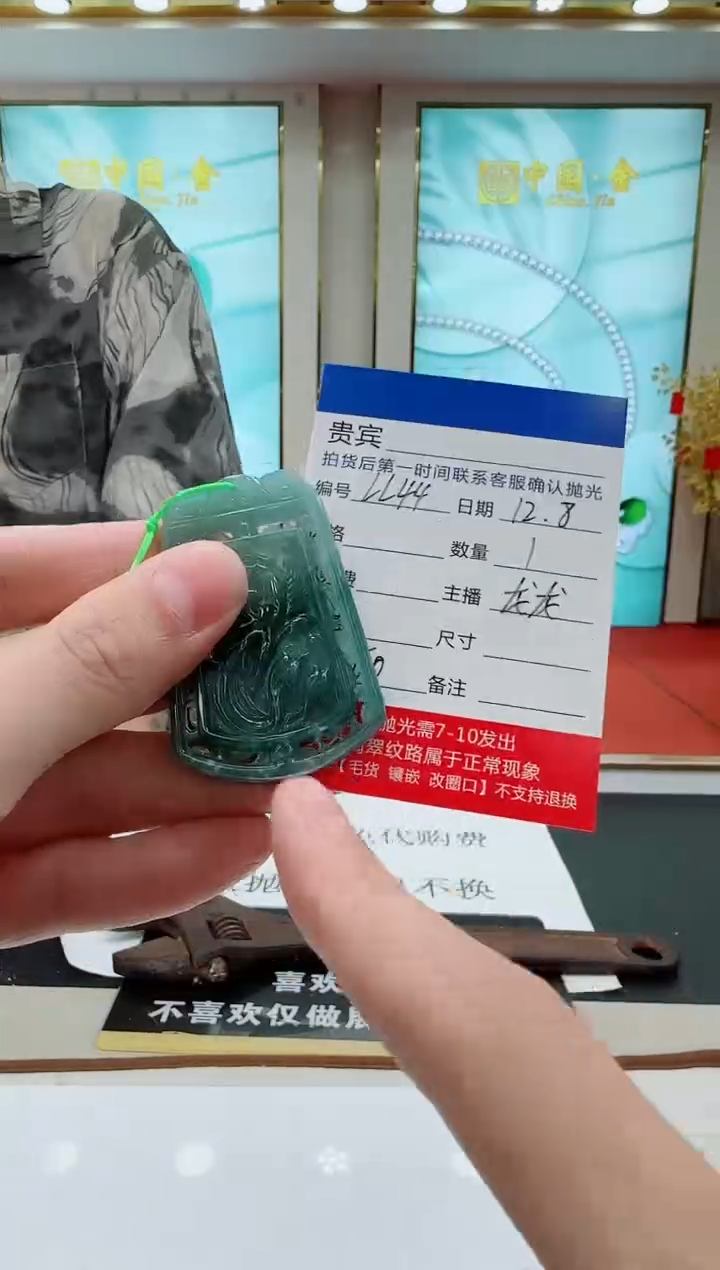 未镶嵌定制翡翠LL44翡翠吊坠-多样性发其一
