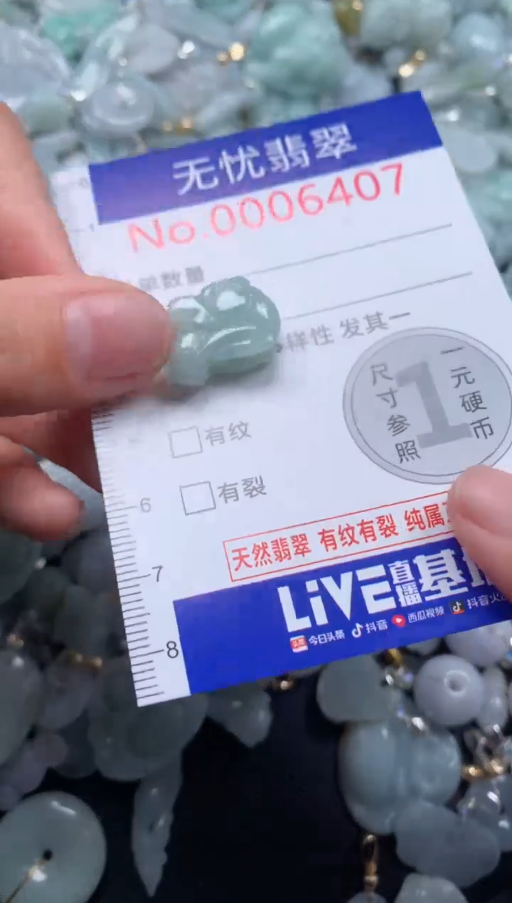 颈饰未镶嵌翡翠6407