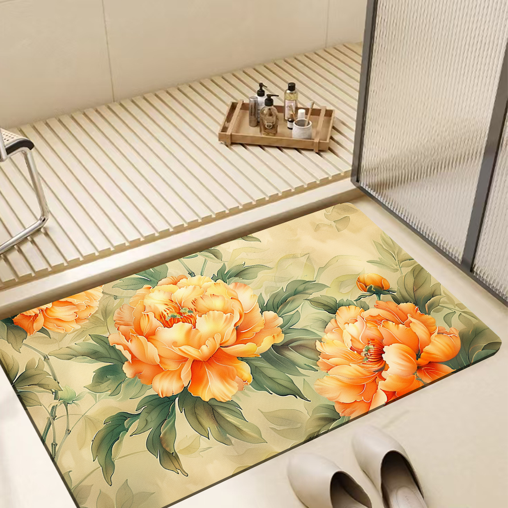 【芙蓉花开】多功能吸水垫入户门玄关厨房卫浴家用脚垫地垫