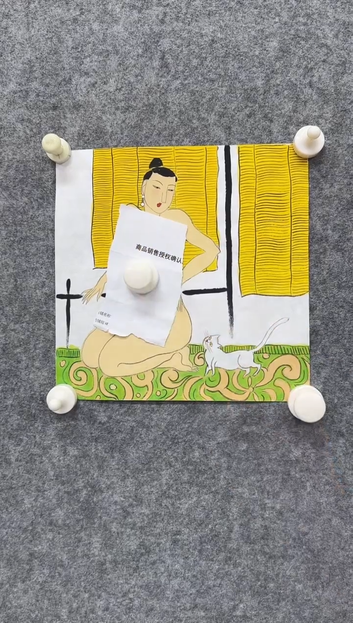 国画DH-NZS老师绘画作品