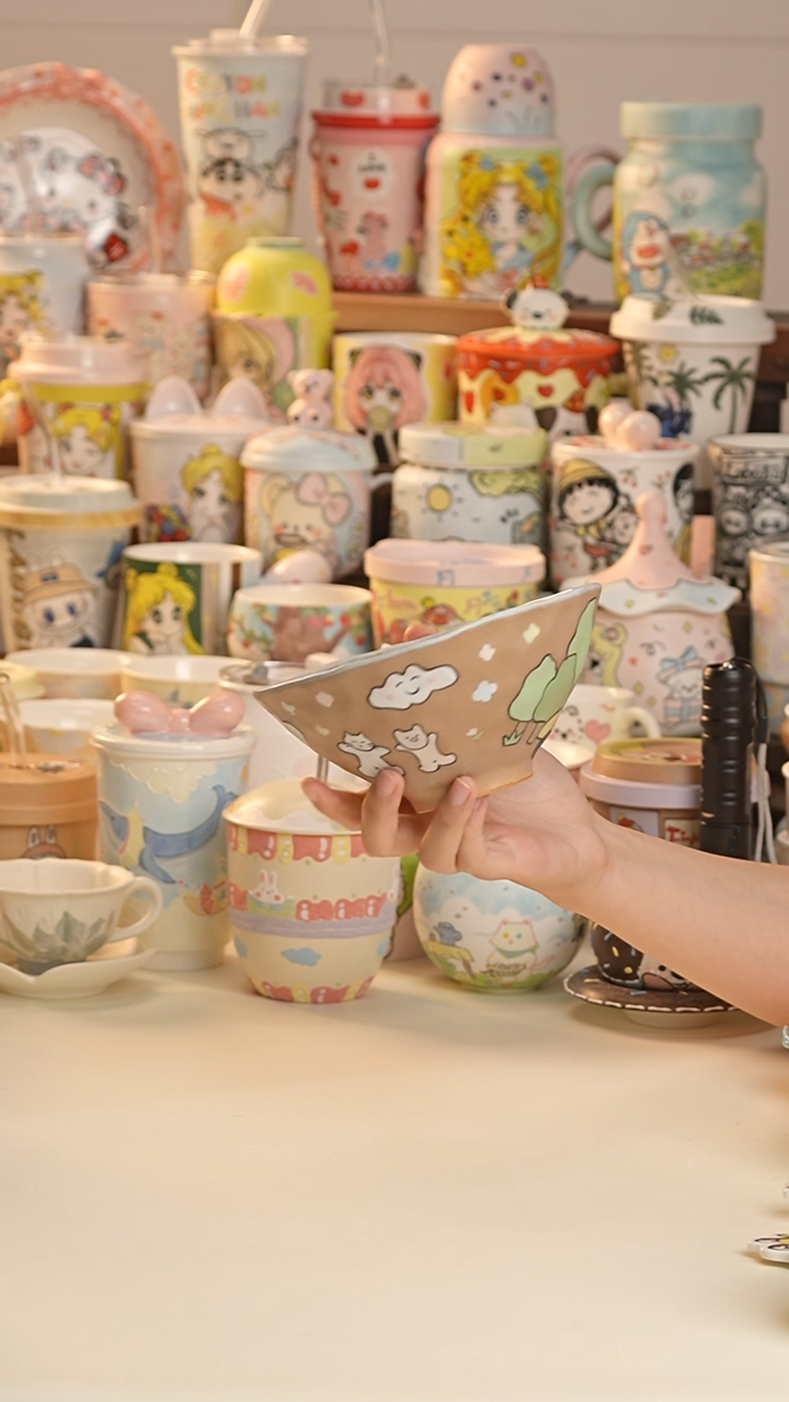 其他景德镇釉下彩手绘设计师款陶瓷