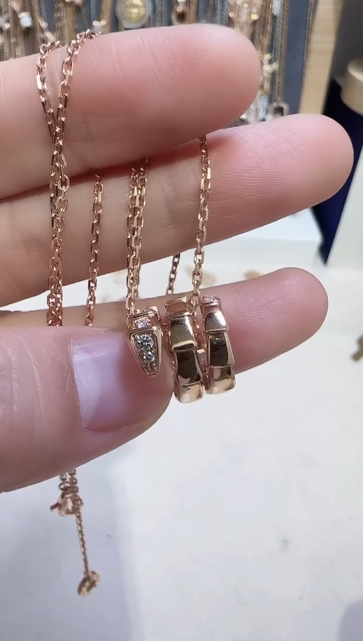 【闪购商品】天然钻石套链18K金镶嵌多样性发货发其一