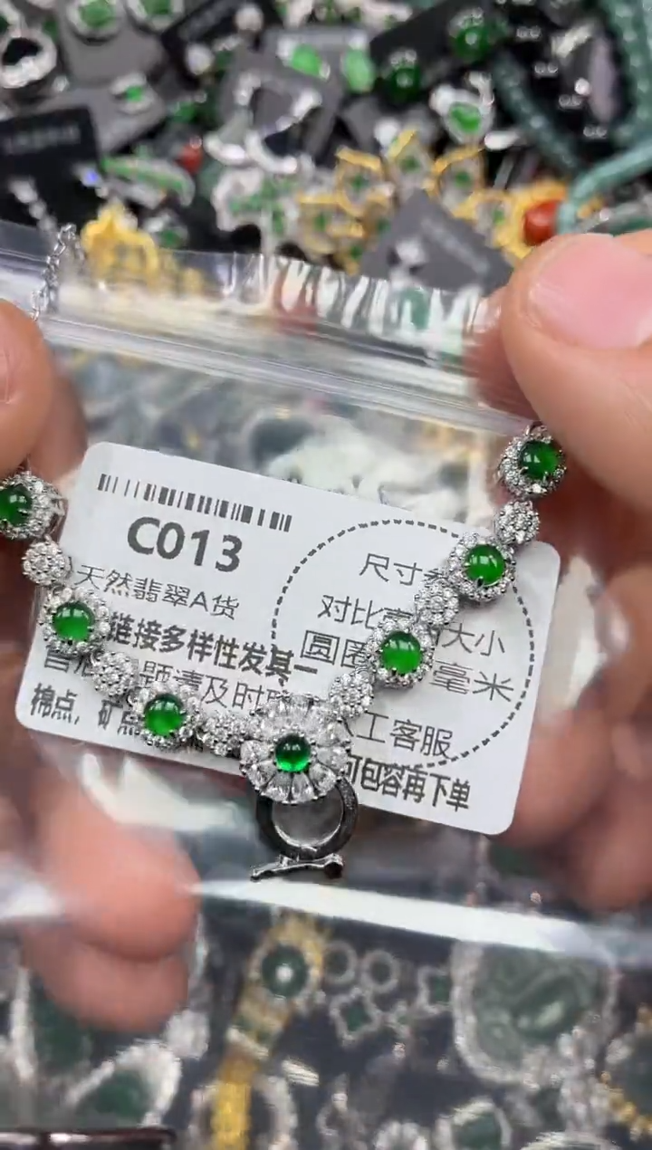 颈饰未镶嵌翡翠C013项链