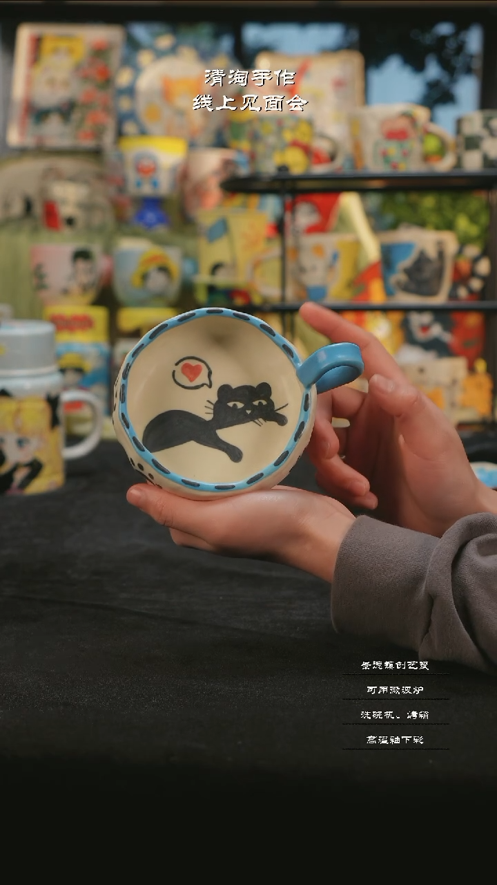 【闪购商品】摆件亲工手绘陶瓷-303