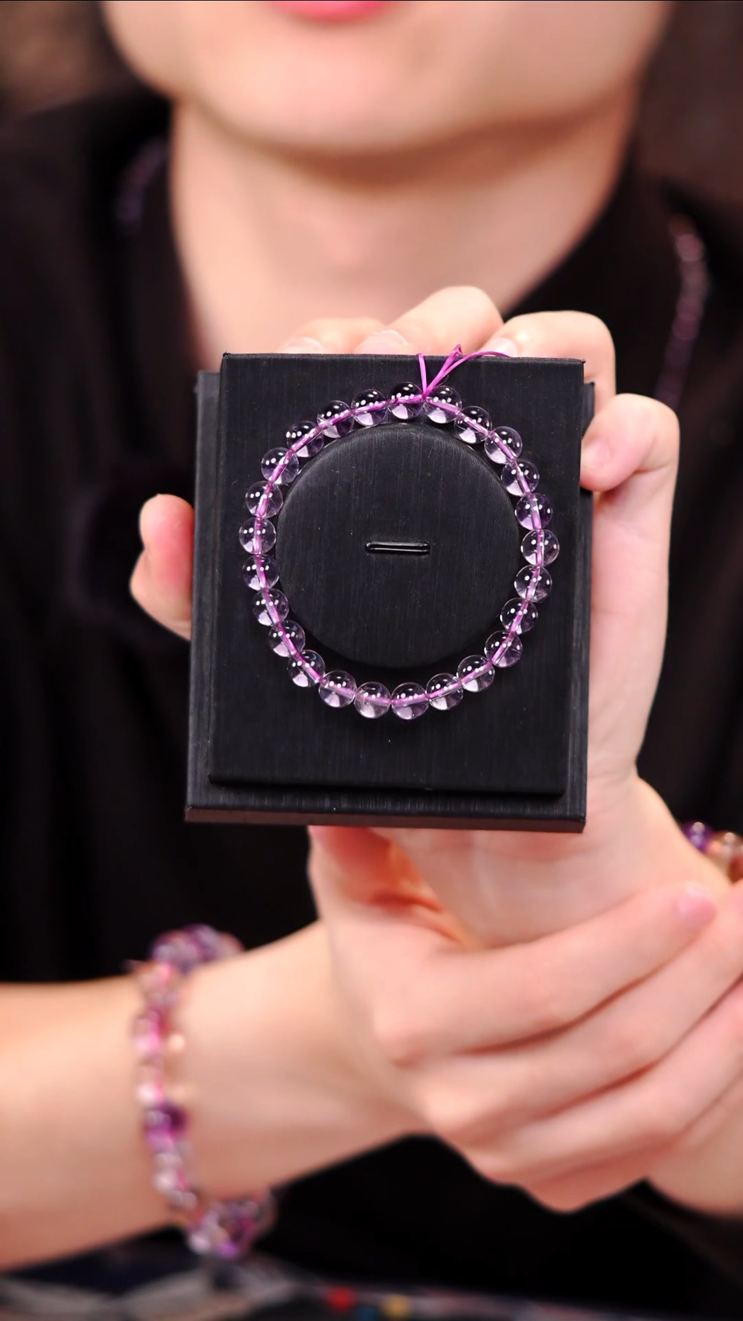 【闪购商品】水晶单圈未镶嵌Q013玻利维亚紫水晶单圈7mm