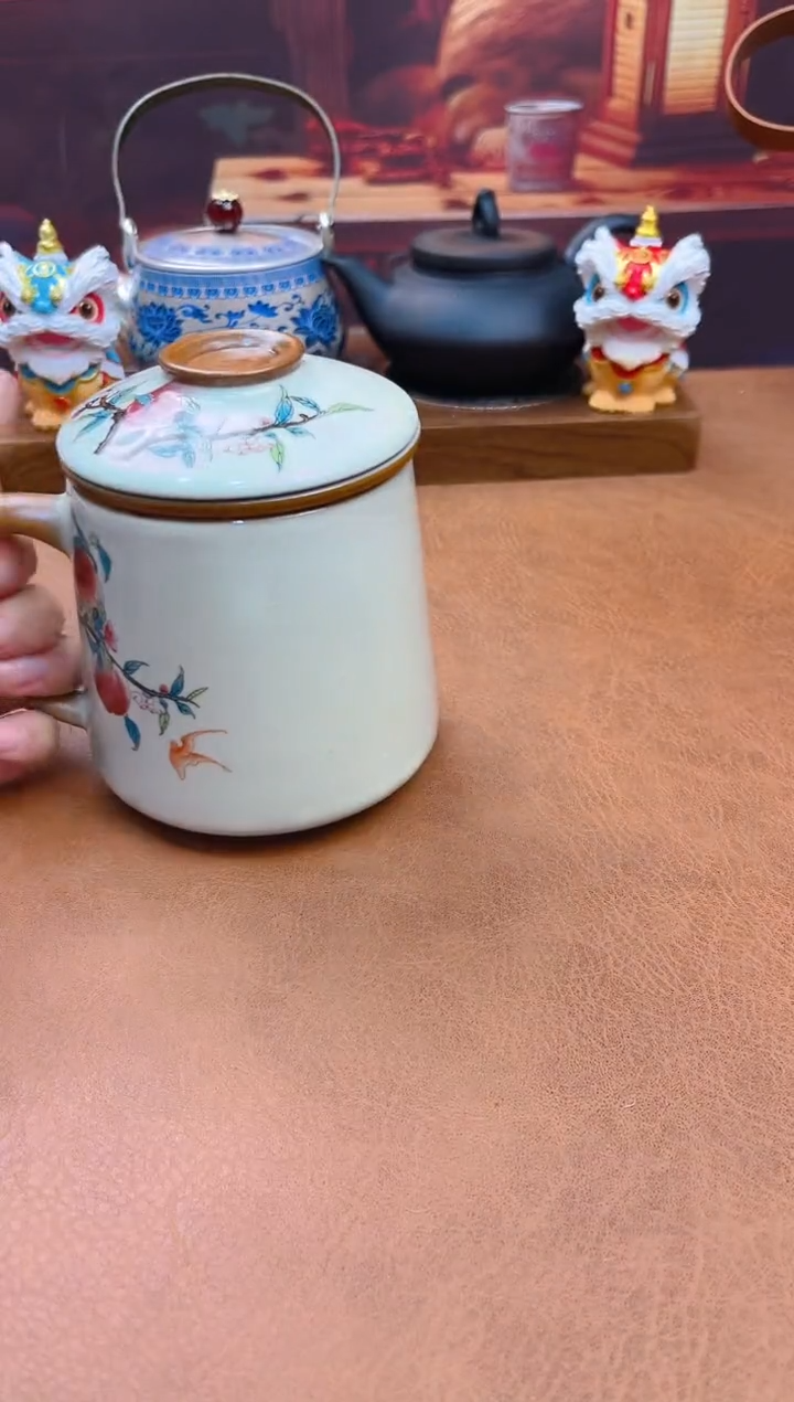 陶瓷茶具摆件旅行套组