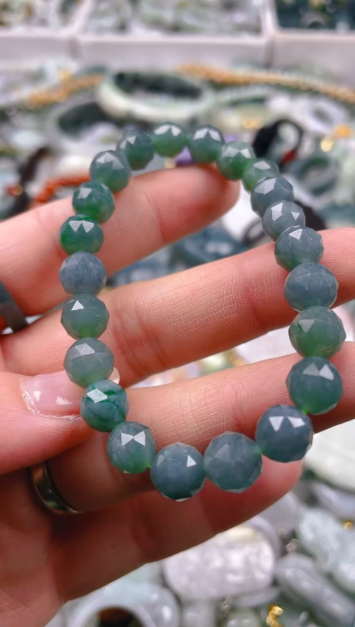 【闪购商品】翡翠颈饰未镶嵌7-8mm/V/翡翠A货一图一物