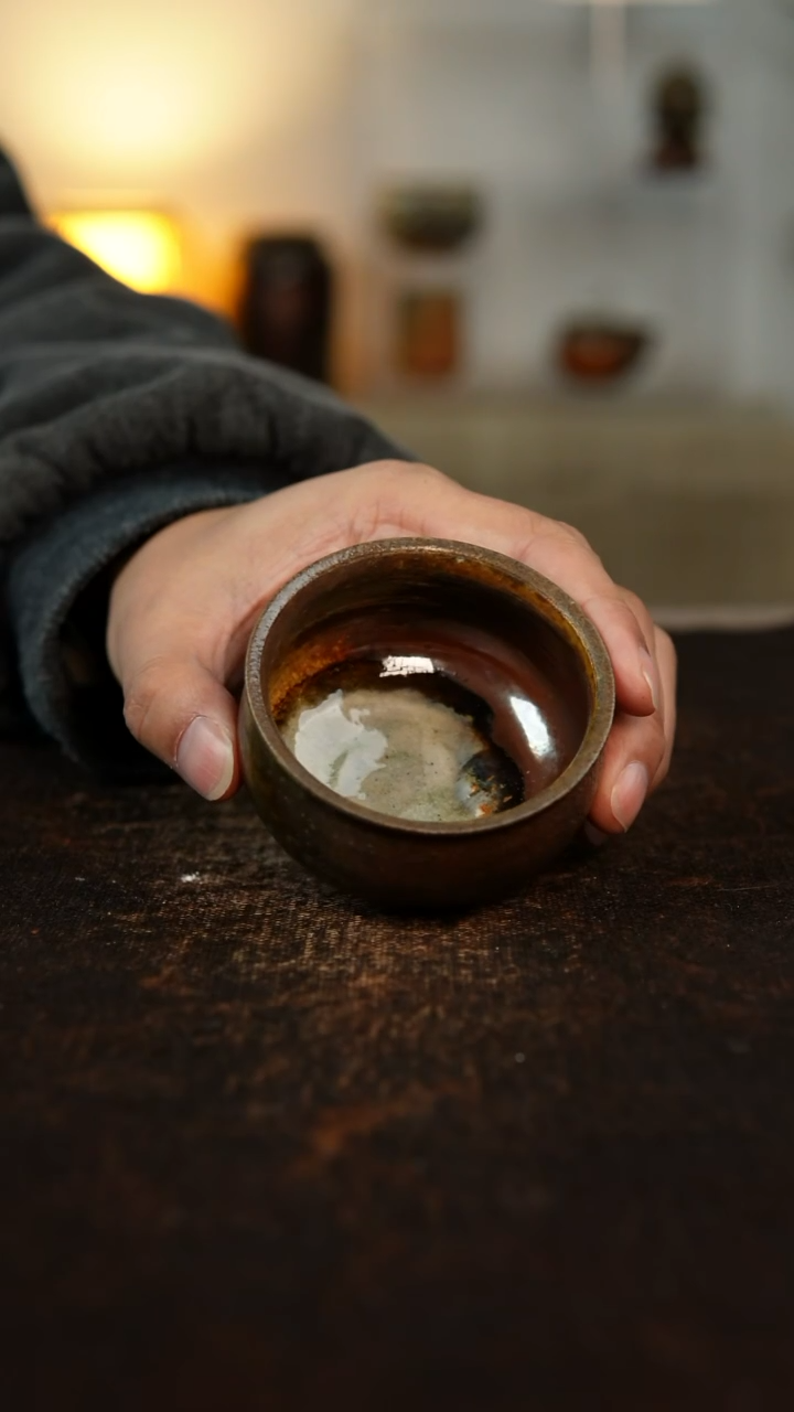 柴烧裸烧 炉式杯  100cc   