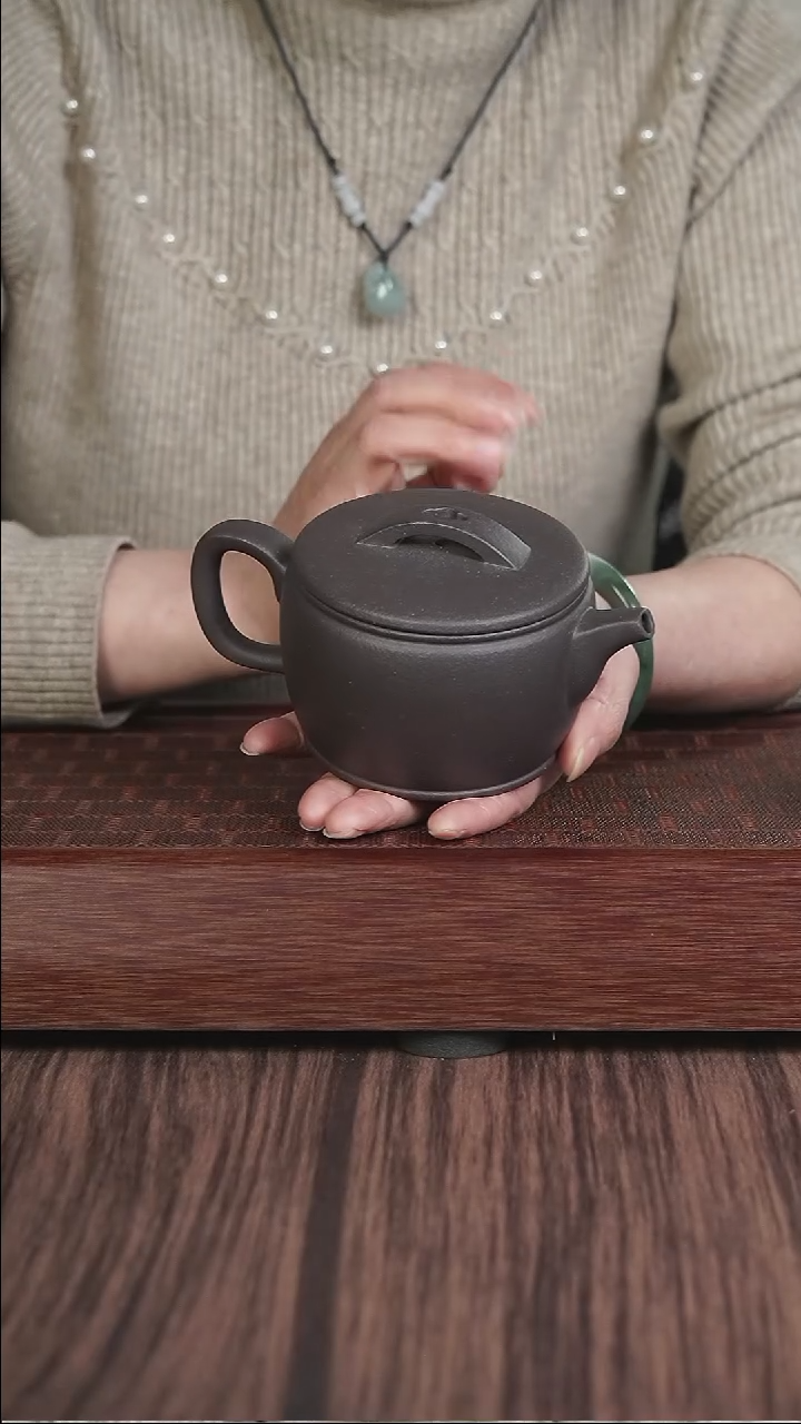 【闪购商品】紫砂茶壶天青 高温 高汉瓦