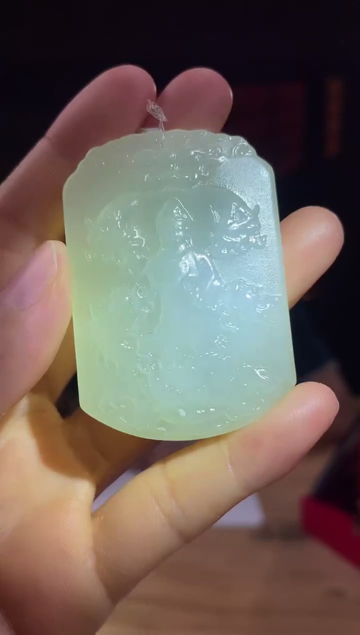 和田玉未镶嵌颈饰D930