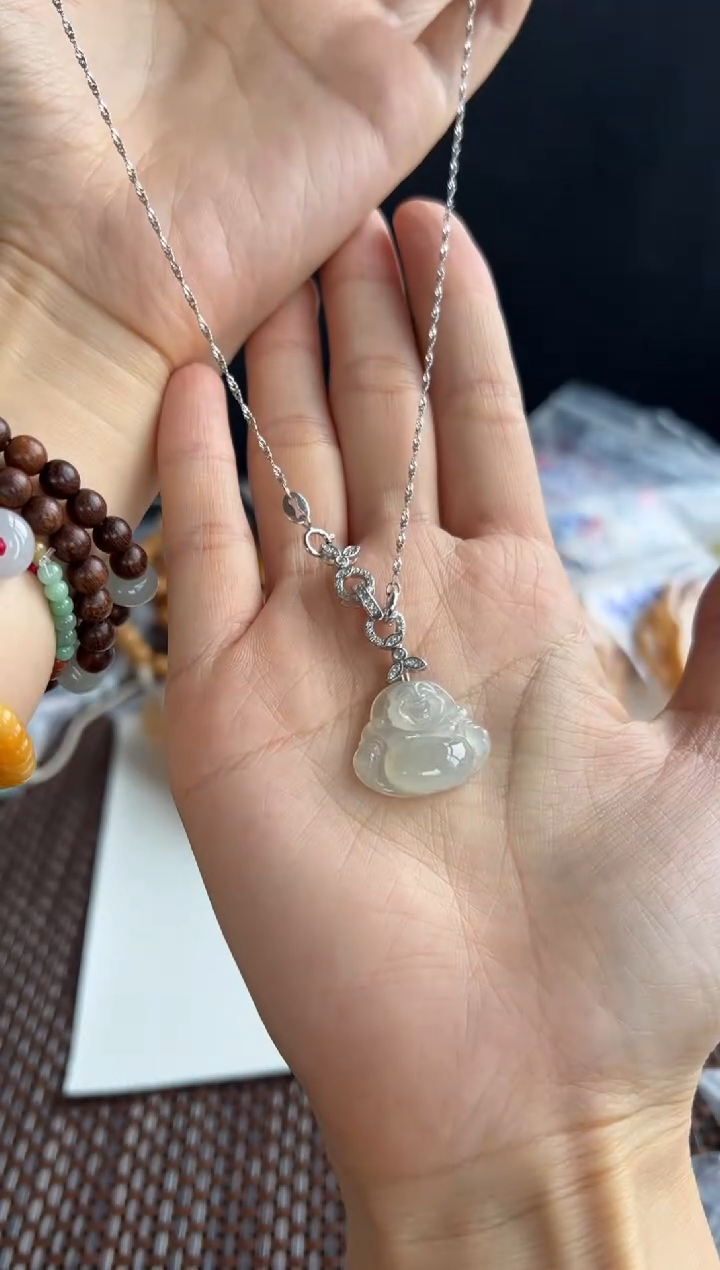 翡翠未镶嵌项链301号买断多样性发一