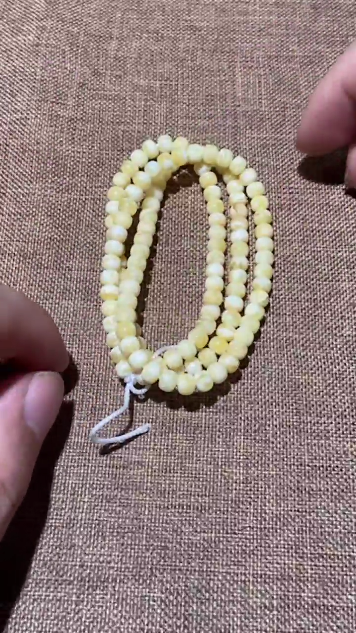 【闪购商品】蜜蜡裸石未镶嵌多圈手串22240615-08