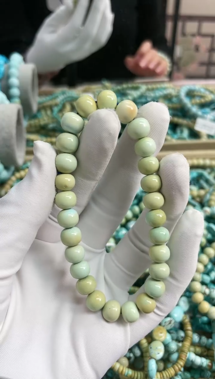 【闪购商品】绿松石珠宝奇石未镶嵌8mm+