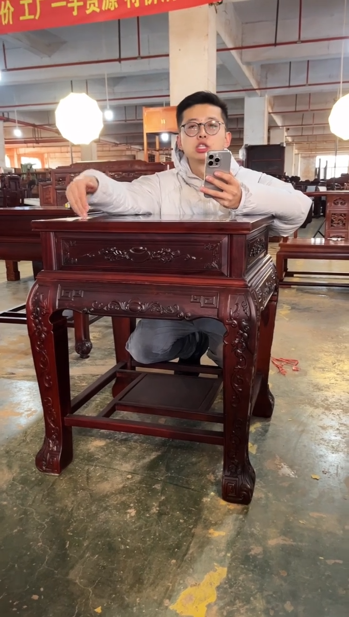 【闪购商品】黑酸枝木类成套家具J03