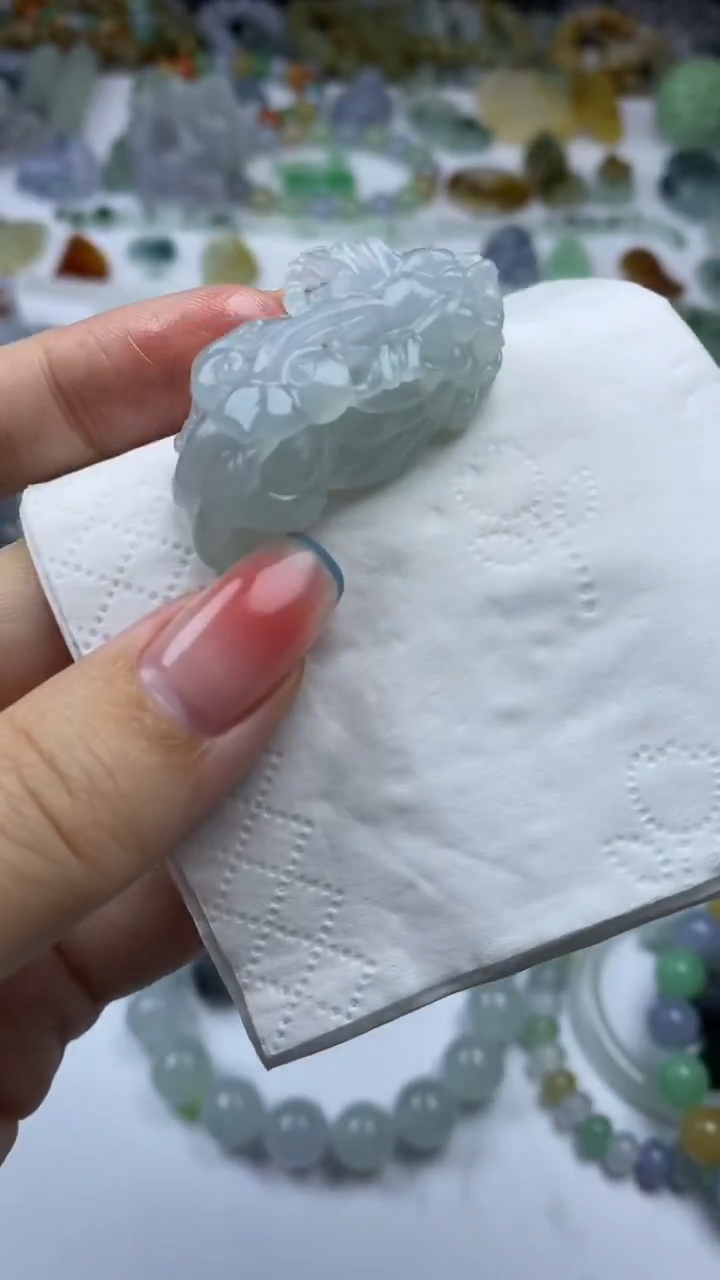 未镶嵌定制翡翠毛货定制不退不换