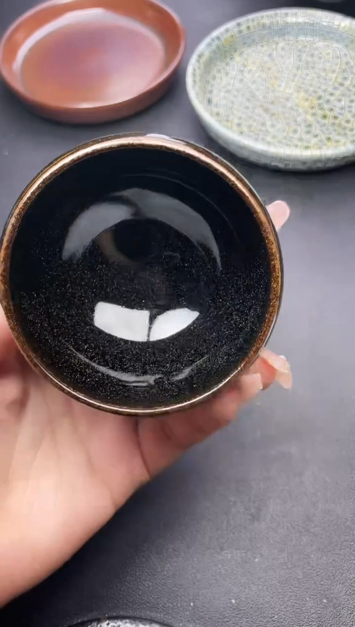 【闪购商品】茶盏126叶紫建盏叶紫