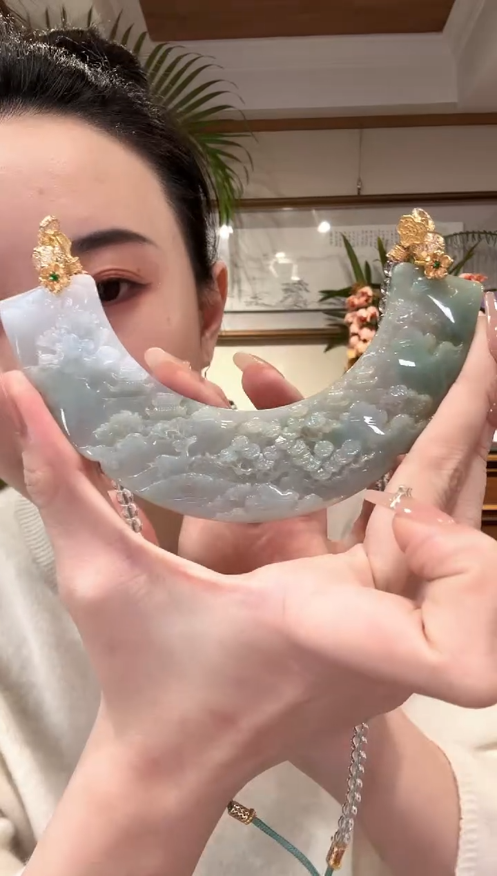 【闪购商品】翡翠颈饰未镶嵌国风