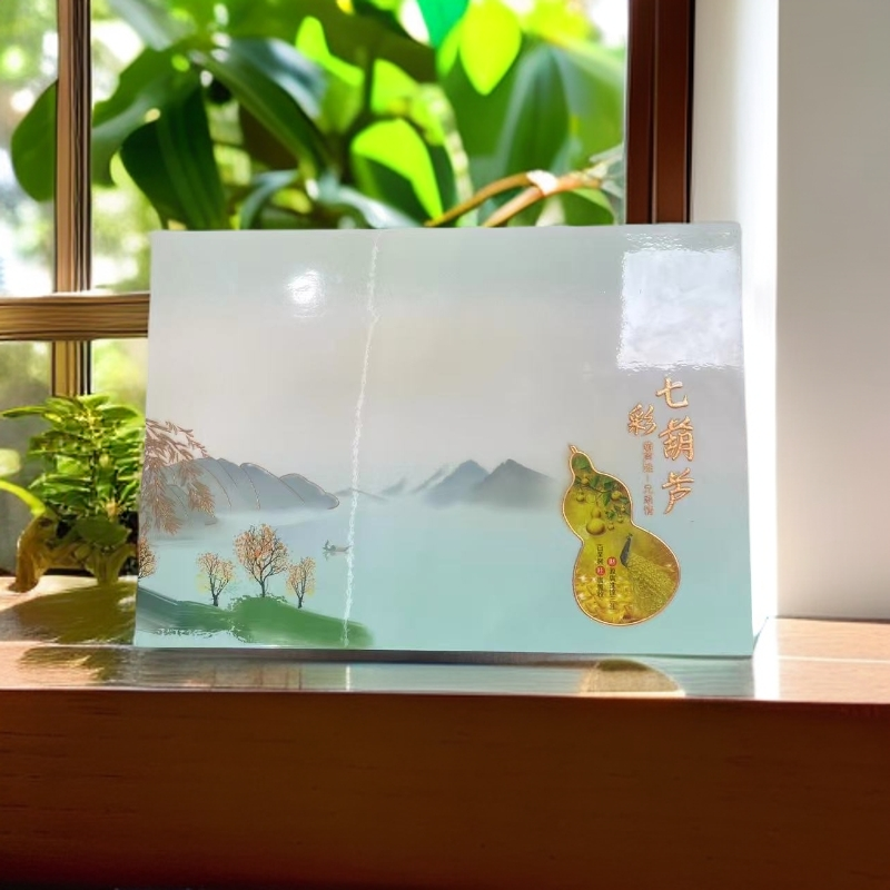 1【七彩葫芦】  碧螺春 15罐装   礼盒加礼袋
