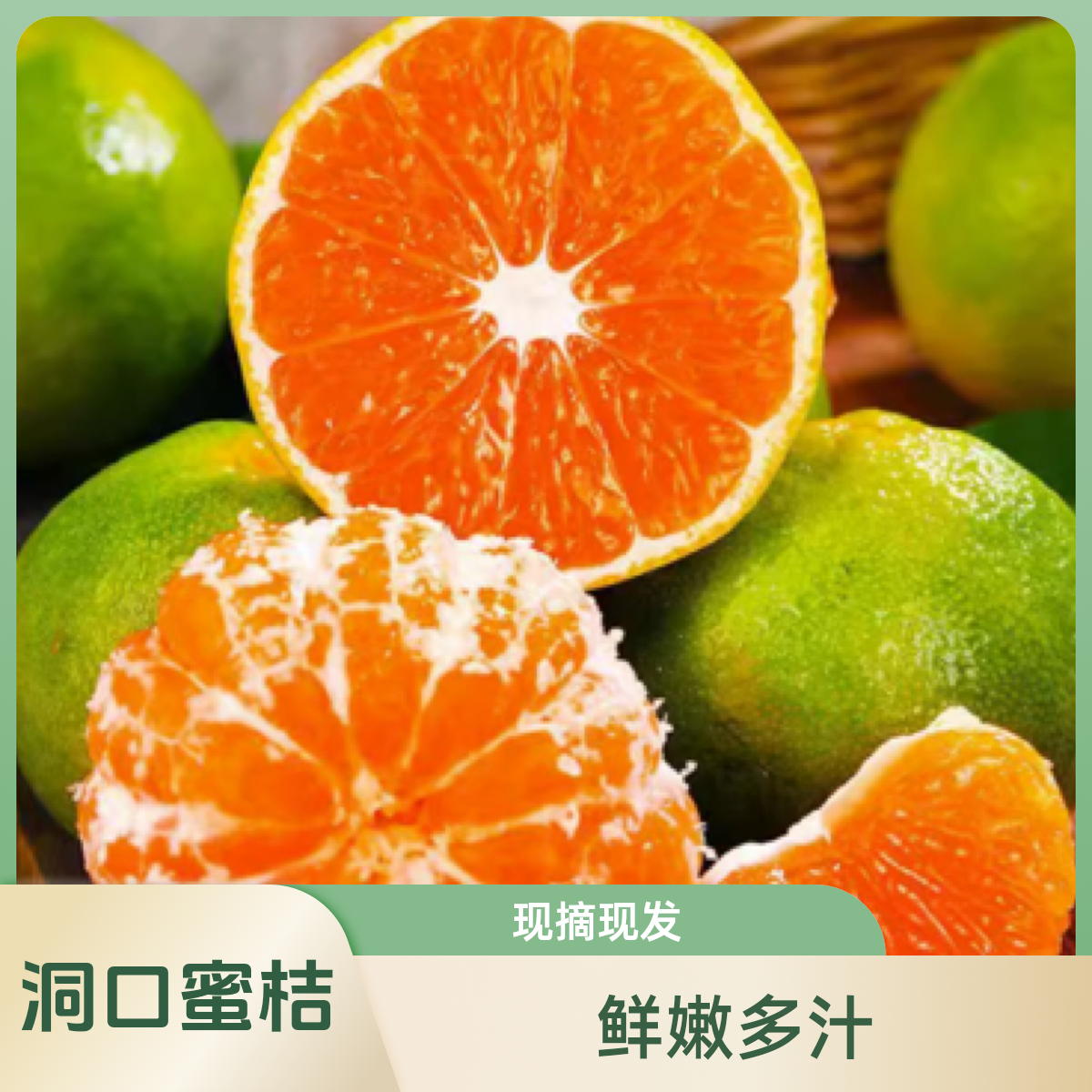 【雪峰蜜桔】湖南洞口雪峰山蜜桔皮薄多汁无籽现摘现发（早熟蜜桔）