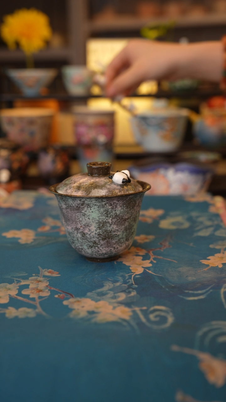 【闪购商品】贰鱼系列 趴趴熊二才盖碗