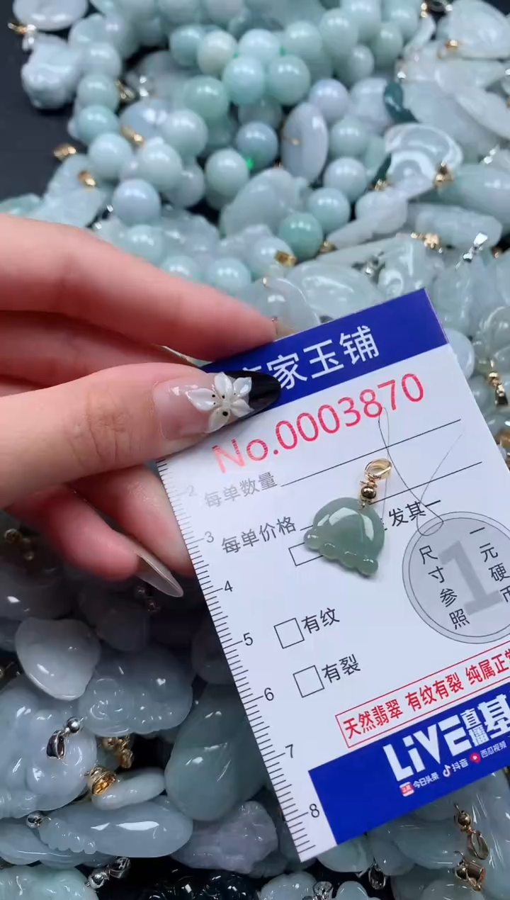 颈饰未镶嵌翡翠3870