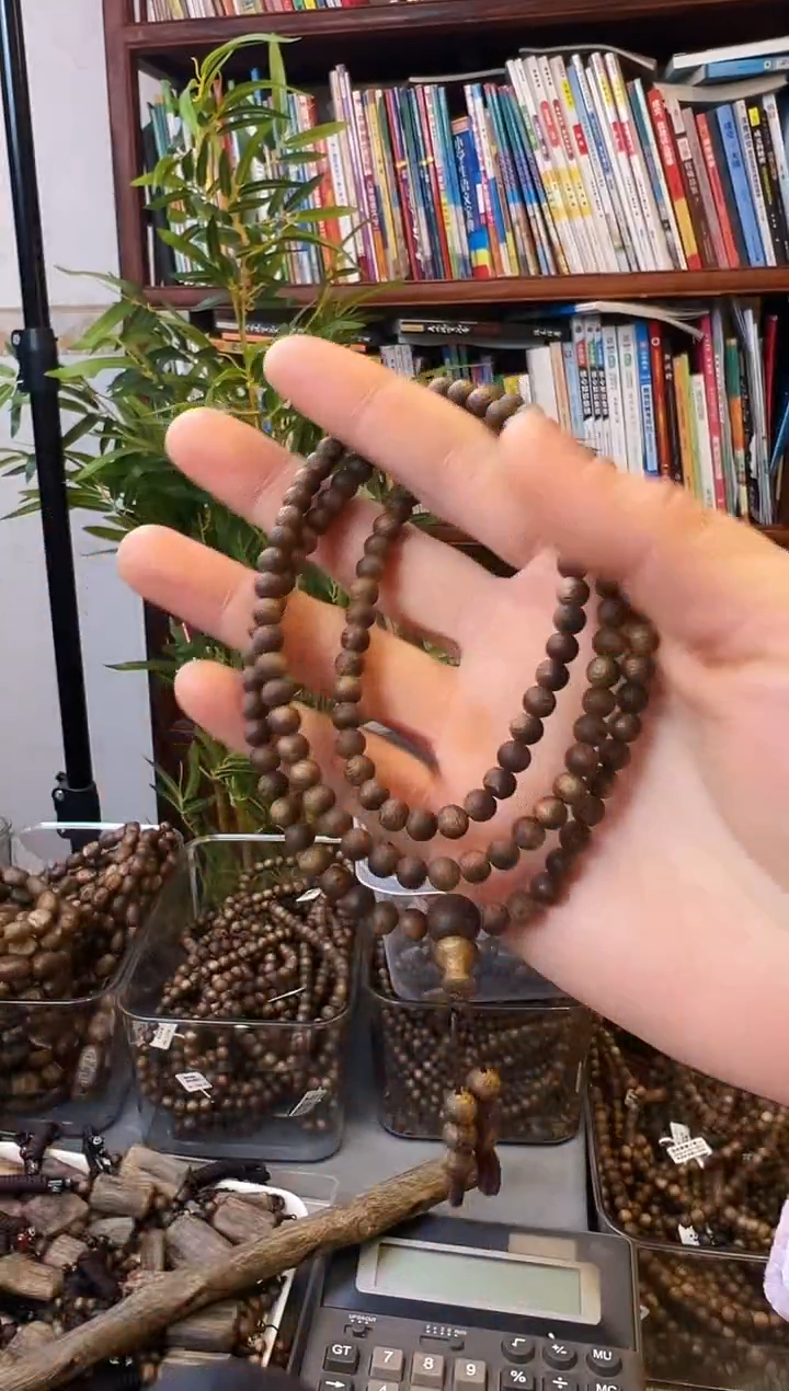 【闪购商品】沉香手串棋楠圆珠多圈