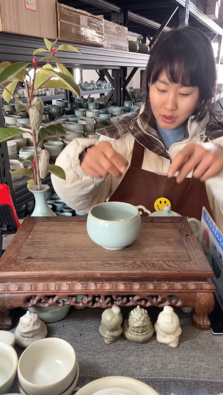 【闪购商品】其他天青釉  手工 般若杯