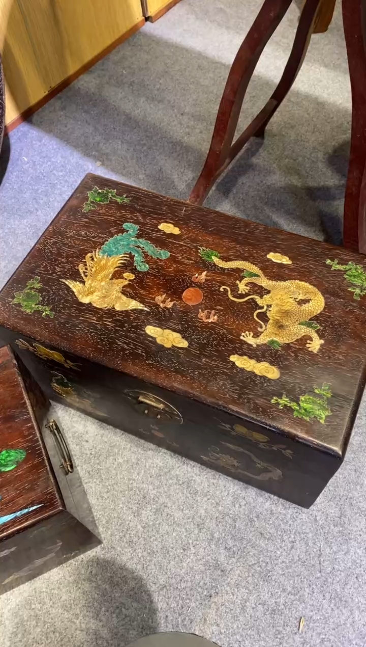 木紫檀拆件雕刻板以直播间实物为准微瑕老物件