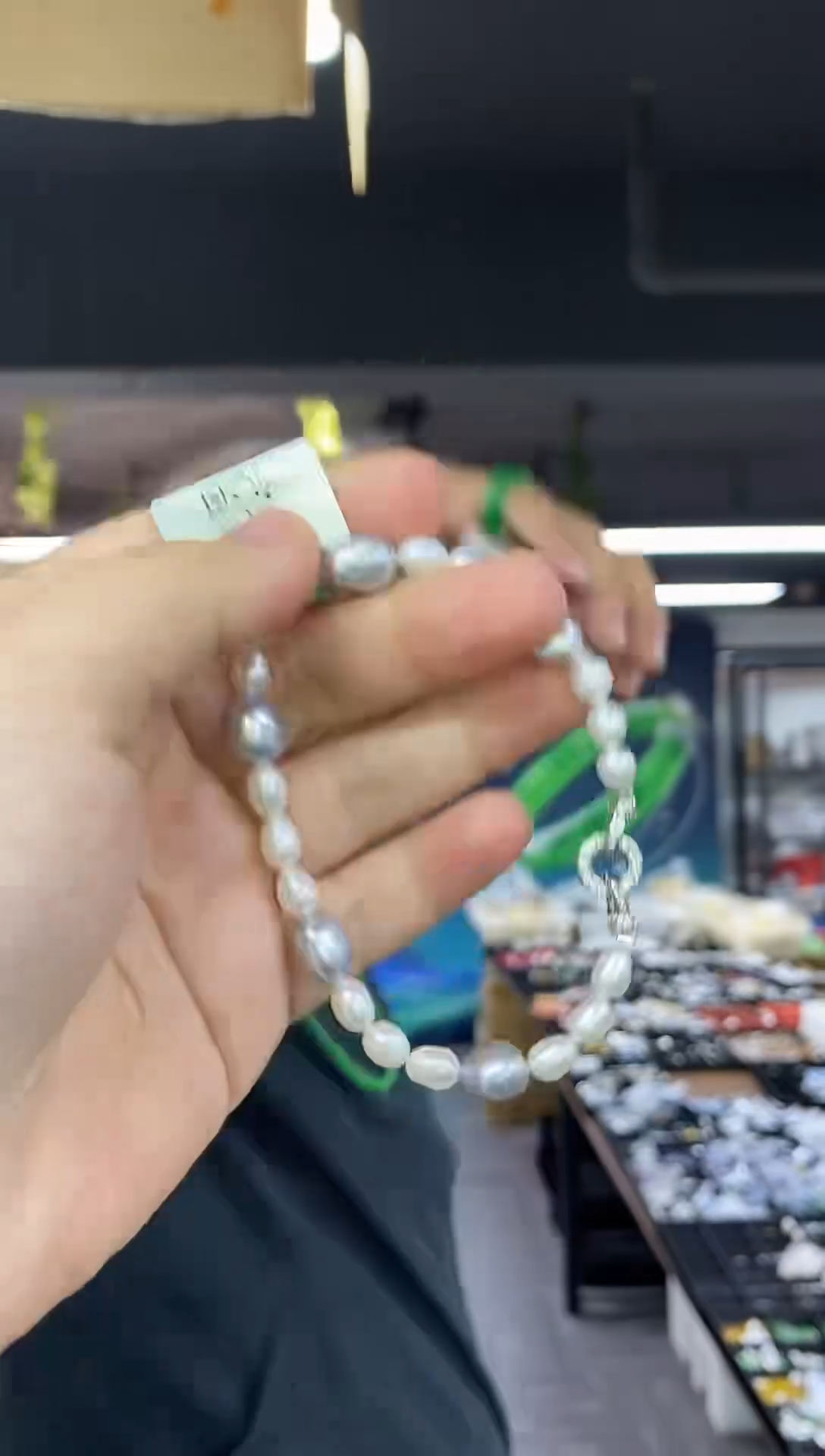 未镶嵌手链淡水珍珠多样性发其一颜色微差