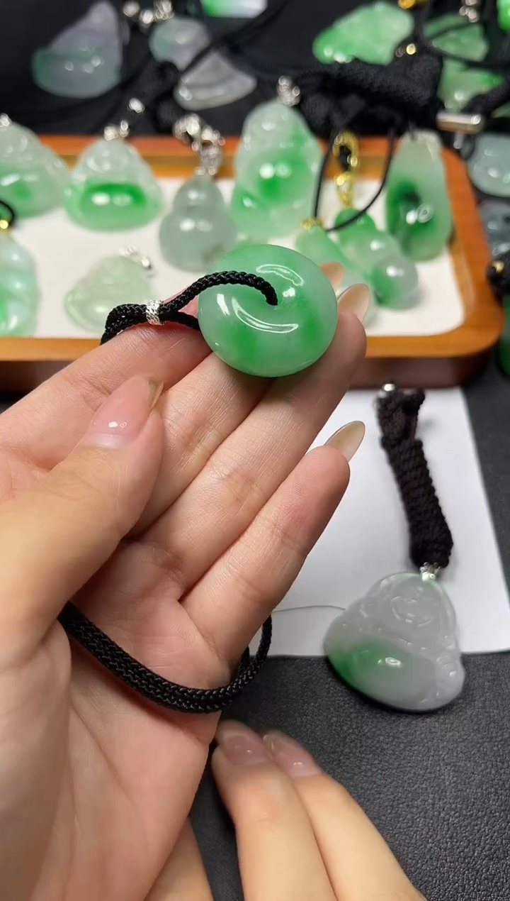 颈饰未镶嵌翡翠所见即所得   一图一物