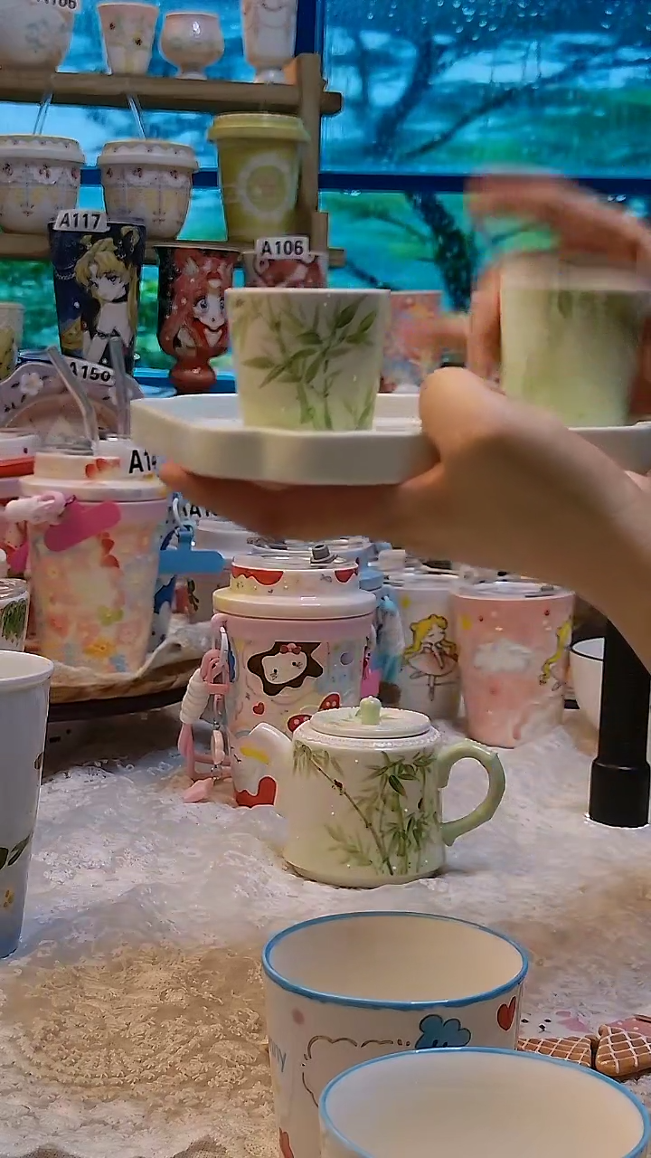 陶瓷景德镇手绘陶瓷杯