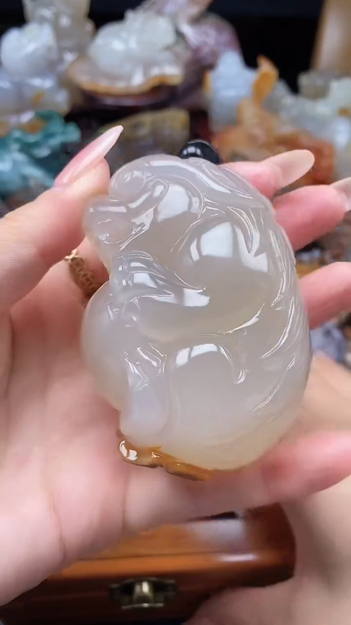 【闪购商品】玛瑙/玉髓颈饰未镶嵌dd