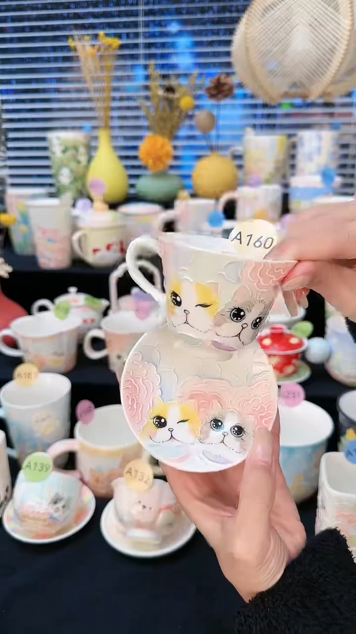 【闪购商品】摆件景德镇高温立体釉创意瓷