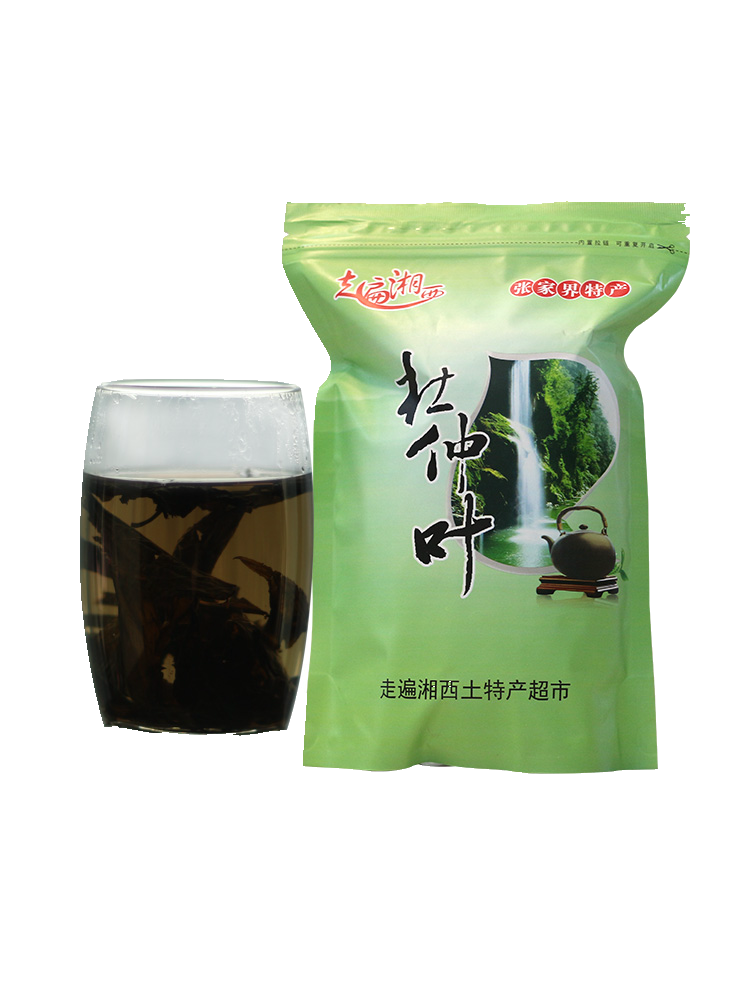 张家界杜仲茶正品杜仲叶嫩芽叶500g新茶湖南特产走遍湘西