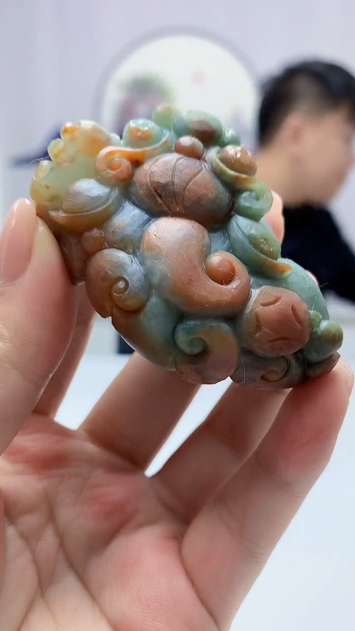 【闪购商品】定制翡翠未镶嵌4925ms-毛货294金蟾