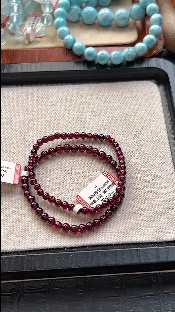 未镶嵌手串石榴石（紫牙乌）2多样性发其一/xc90