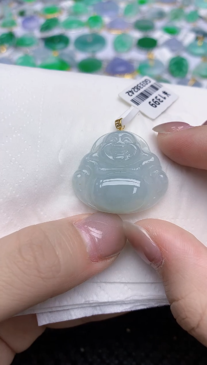 【闪购商品】翡翠颈饰未镶嵌天然翡翠A货