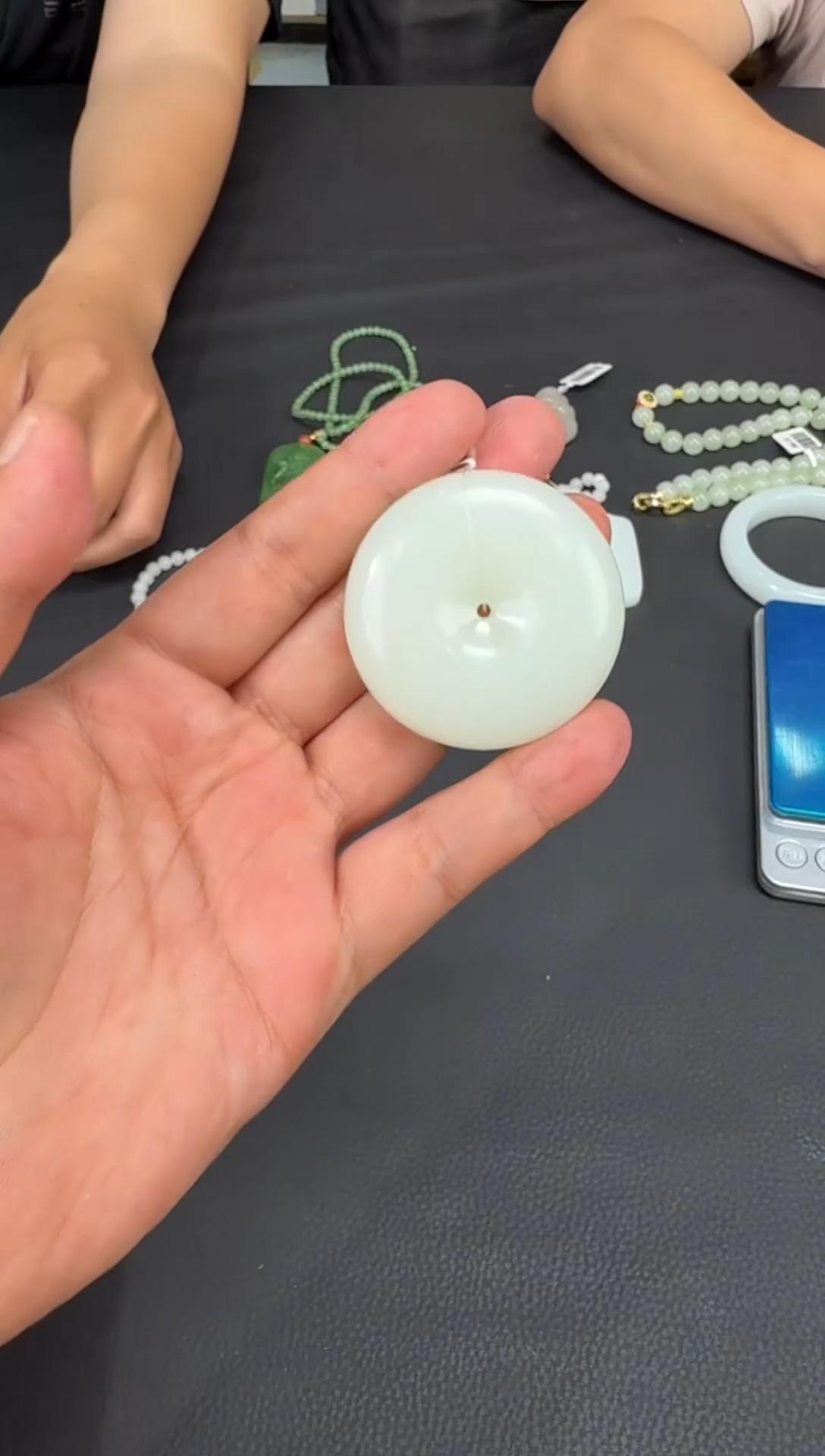 和田玉未镶嵌吊坠(不含链)T122