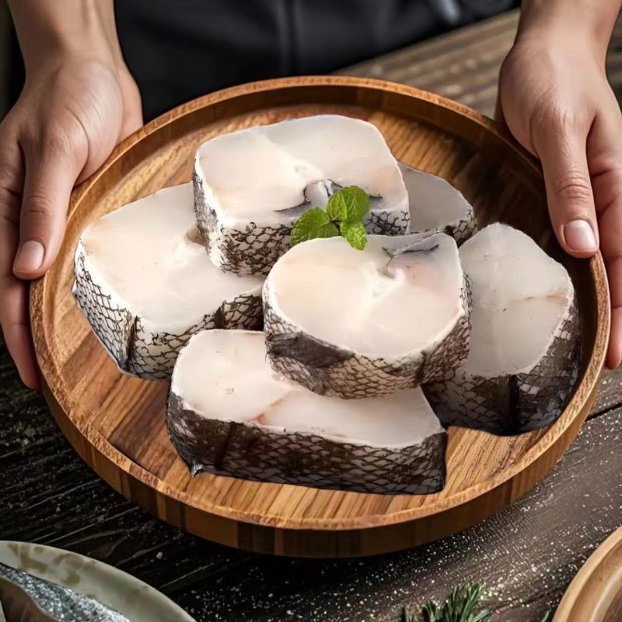 专享 厚切深海鳕鱼段（清蒸肉质鲜嫩）500克/包/2片装 细鳞壮鳕1