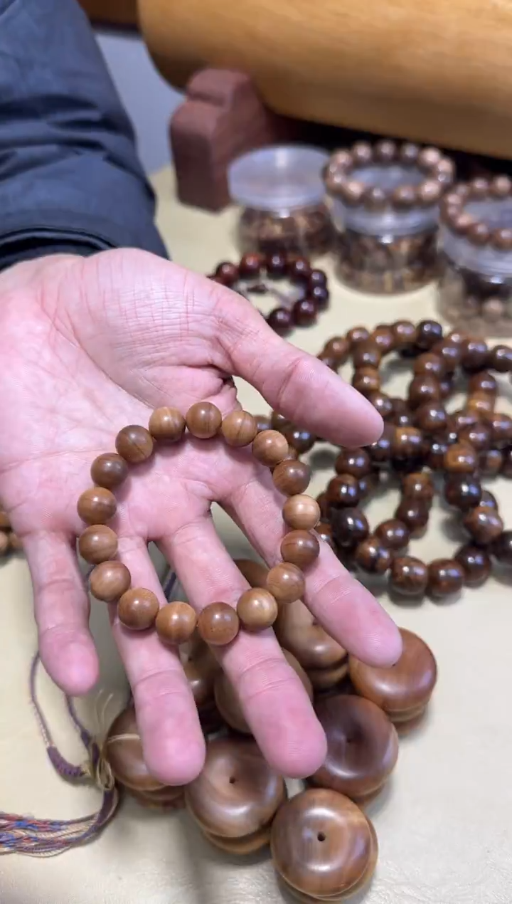 檀香木手串/手链印度老山檀香1.2单圈