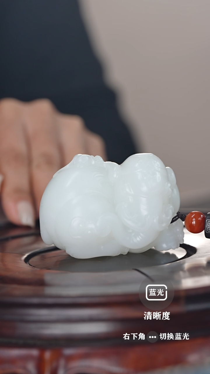 【闪购商品】和田玉把件未镶嵌封侯拜象