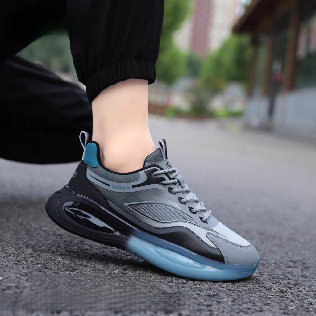 男鞋秋季百搭6130休闲跑步运动鞋青少年超轻气垫防滑软底跑鞋